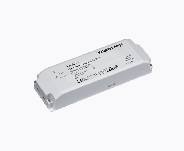 LED Power supply 230VAC 12VDC 75W rewireable