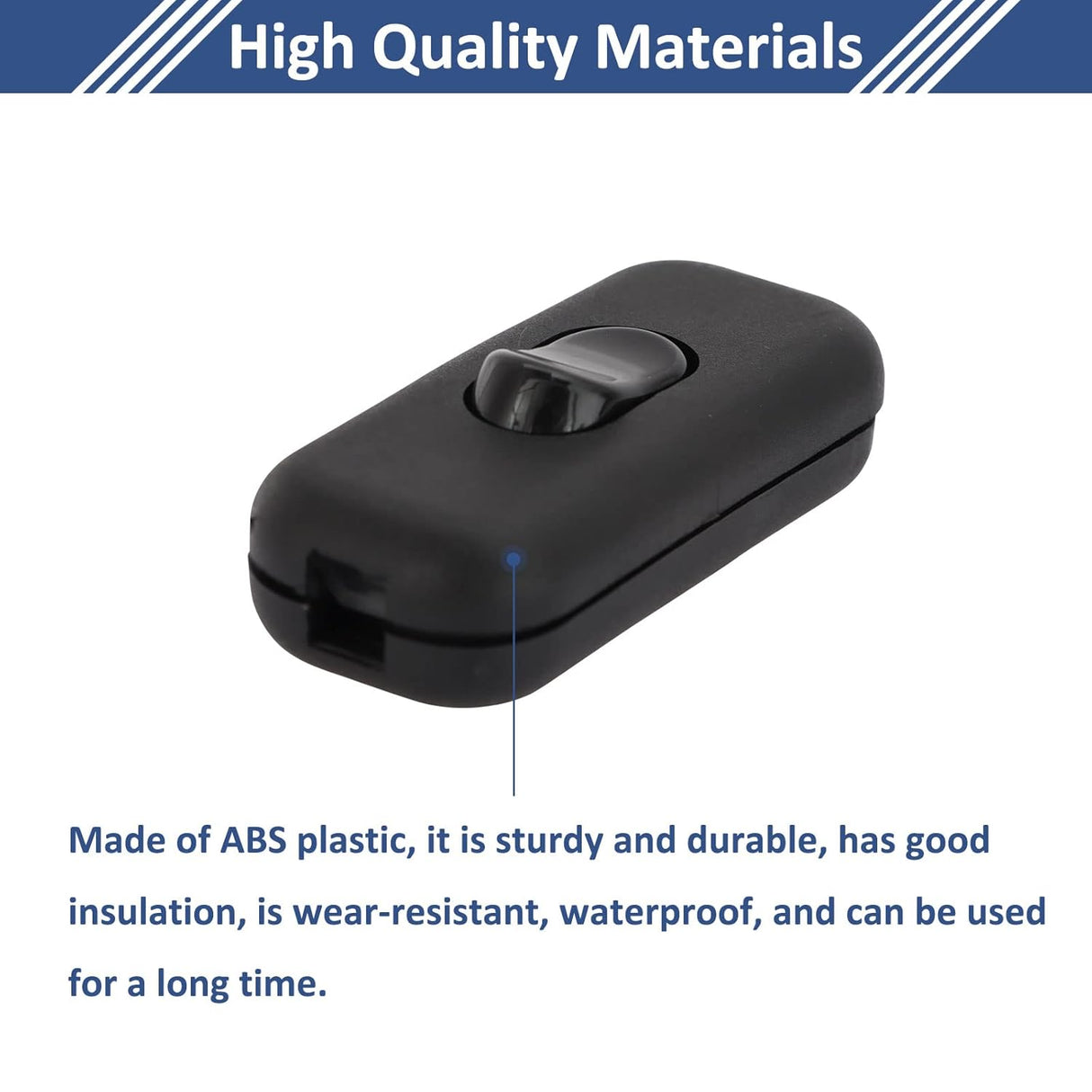 Torpedo Switch, Double Pole Switching, 12 - 24V, 6 Amp, Inline Switch