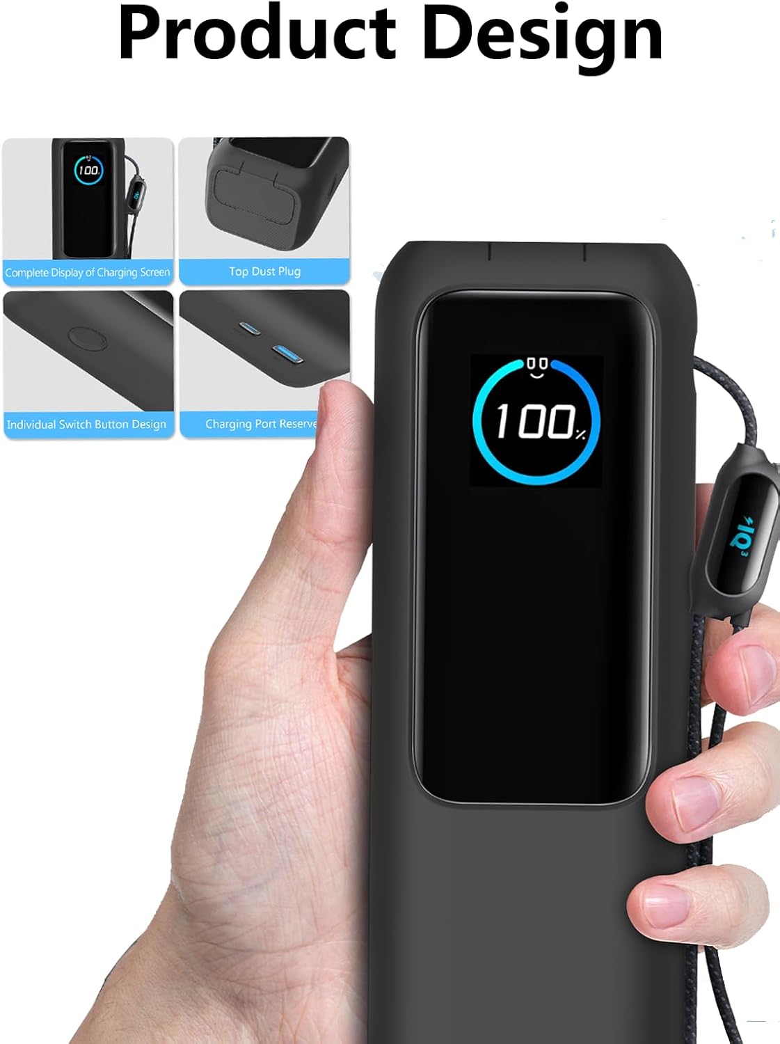 Silicone Protective Case for Anker Power Bank 165W (25000mAh)