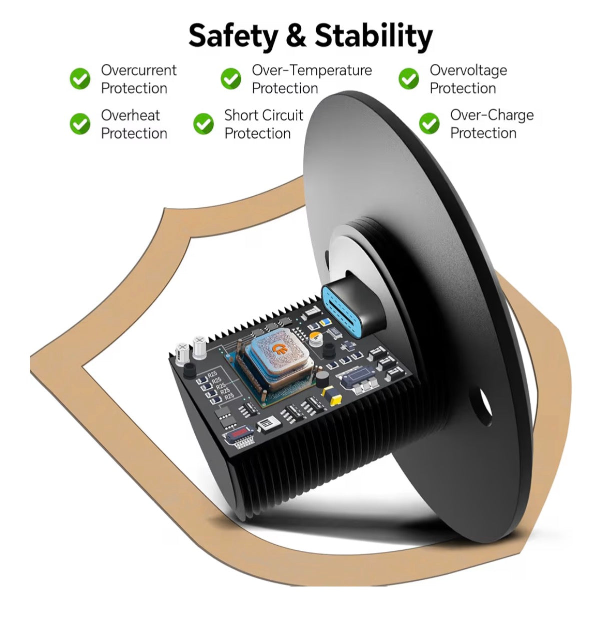 DC12V/24V USB-C & USB-A Outlet - Black Aluminium