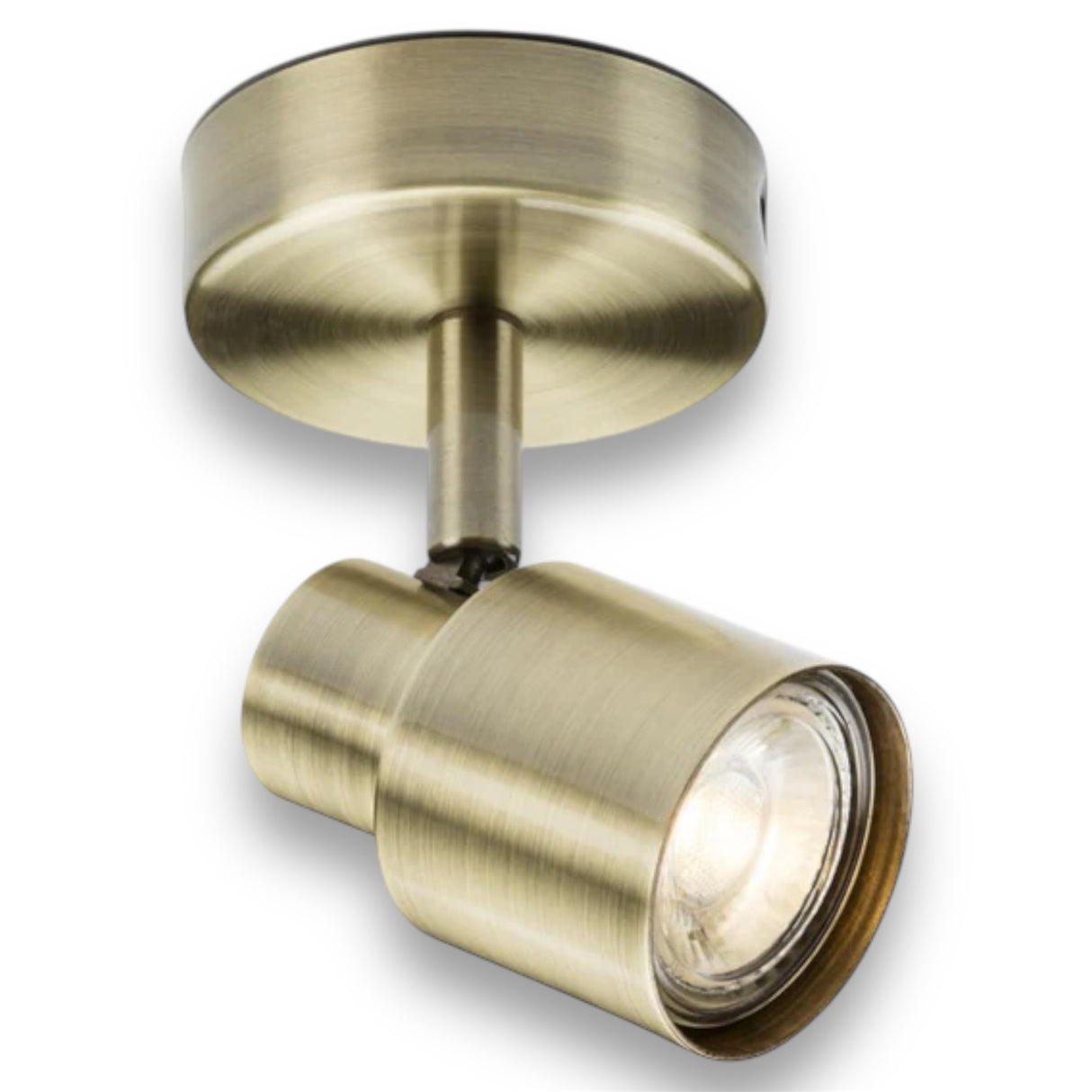 GU10 Spotlight (Antique Brass) - Includes 15 LED Bulb