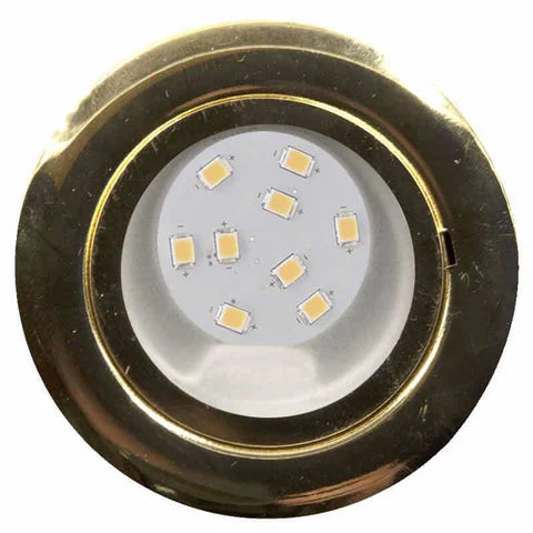Cabinet Light (Brass) - 9/6/3 LEDs (3 step DIMMABLE)