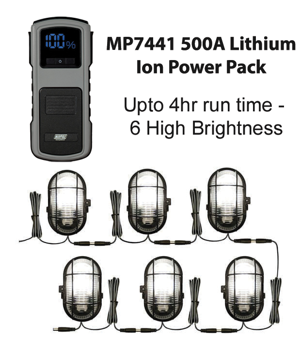 Off Grid Lighting System - Lithium Ion Power Pack (Starter Kit)
