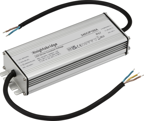 12V IP67 100W DC LED Driver - Constant Voltage – Bedazzled LED Lighting