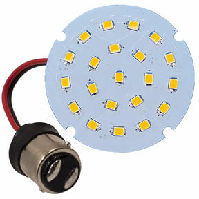 BA15D Wired 21 LED flat bulb