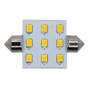 Festoon 37mm 9 LED bulb