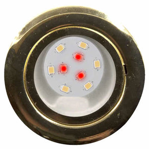 Cabinet Light (Brass) - 9 LEDs (Night Vision Red & White)
