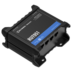 Teltonika RUT951 WiFi 4 3G/4G LTE Cat 4 Router (150Mbps) w/ Poynting 4G/5G Antenna & 12V Power Cable